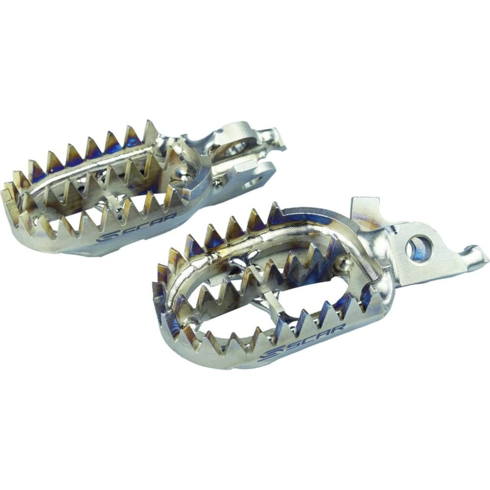 Scar Racing Footpegs Titanium Scar Honda