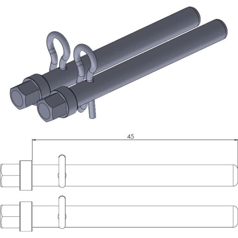 Moto-Master Brake Pad Pin