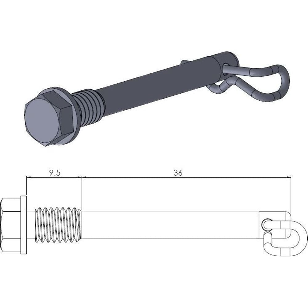 Moto-Master Brake Pad Pin