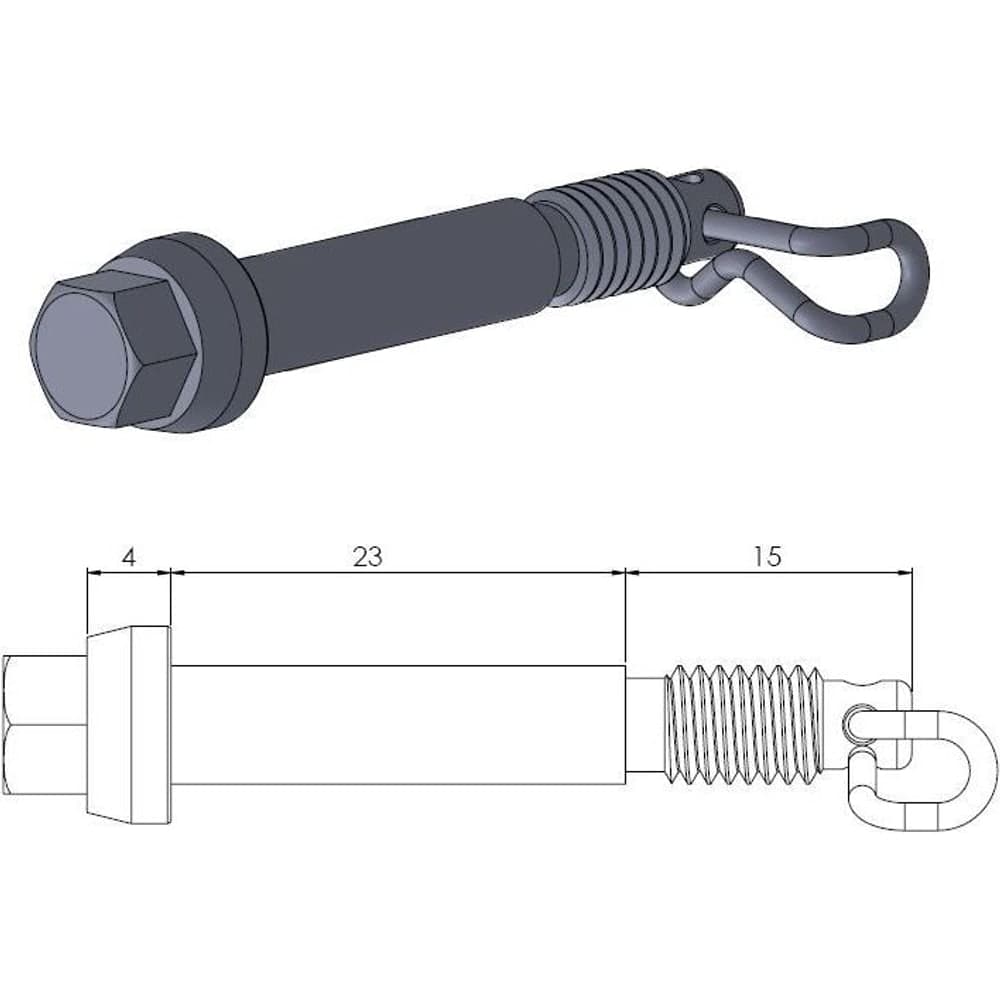 Moto-Master Brake Pad Pin