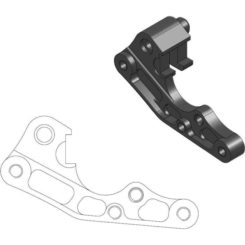 Moto-Master Brake Caliper Adaptor