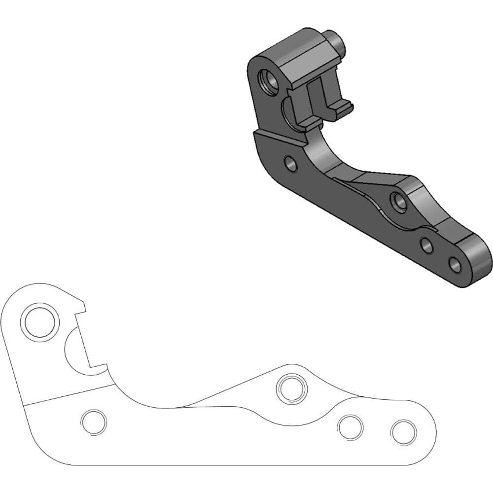 Moto-Master Brake Caliper Adaptor