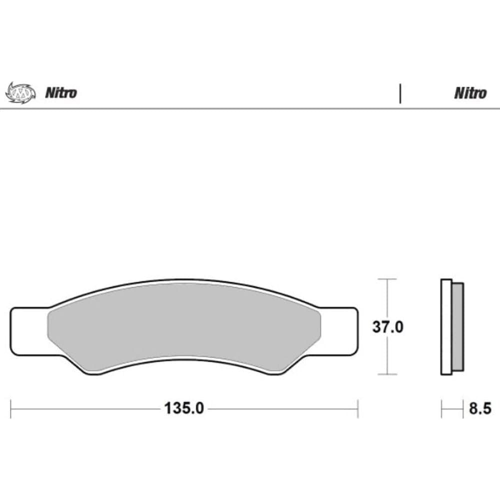 Moto-Master Brake Pads Nitro