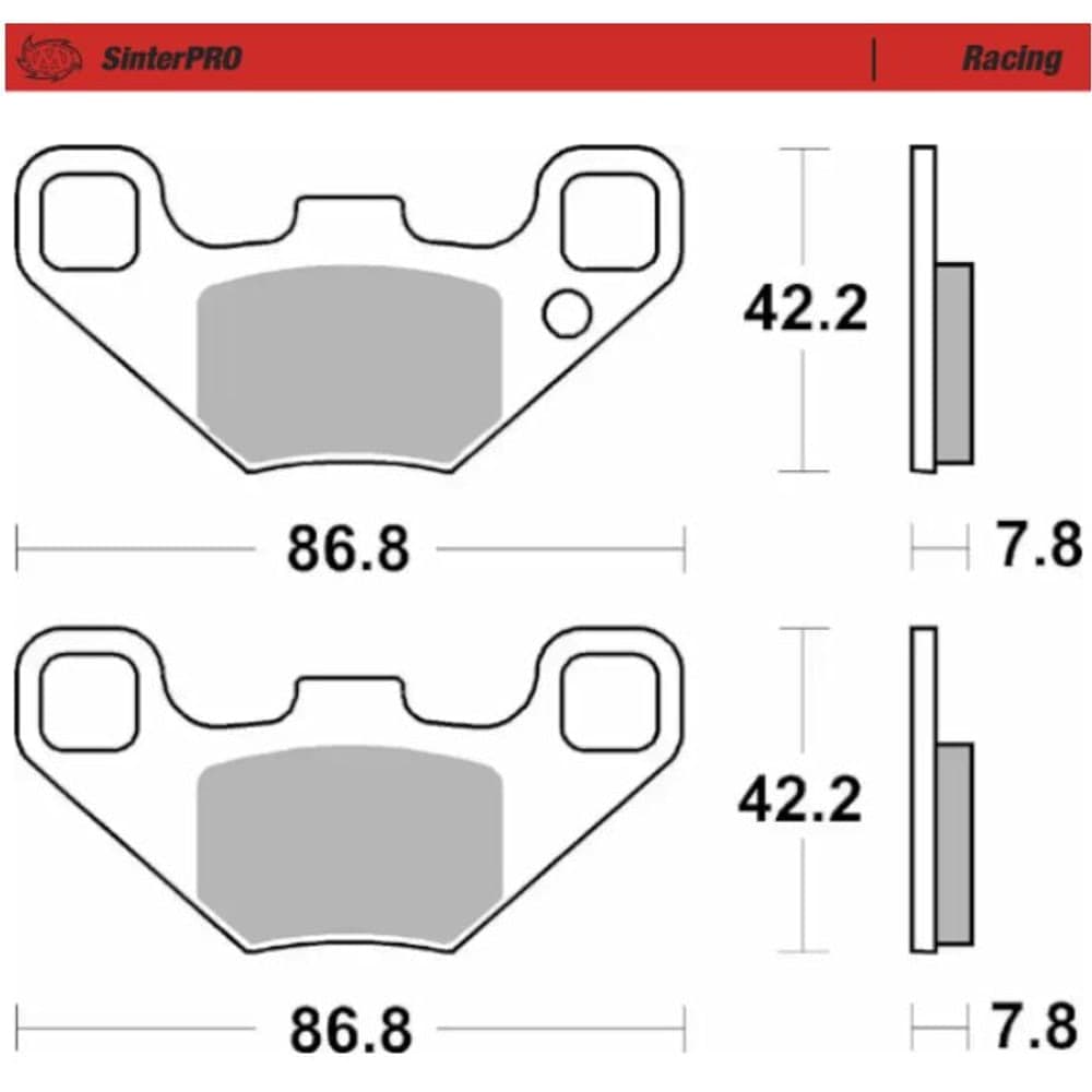 Moto-Master Brake Pads Racing