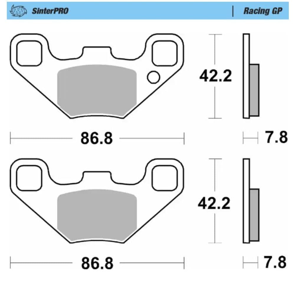 Moto-Master Brake Pads Racing