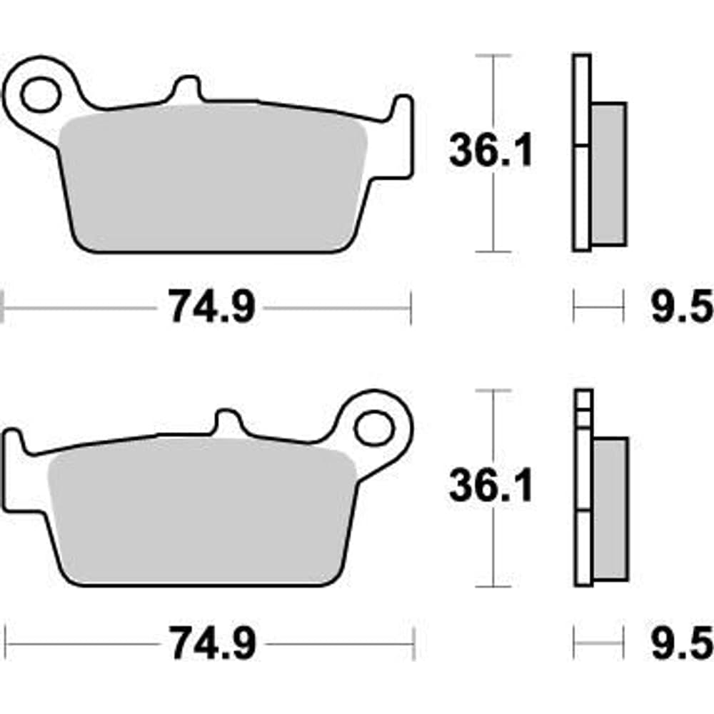 Moto-Master Brake Pad Nitro
