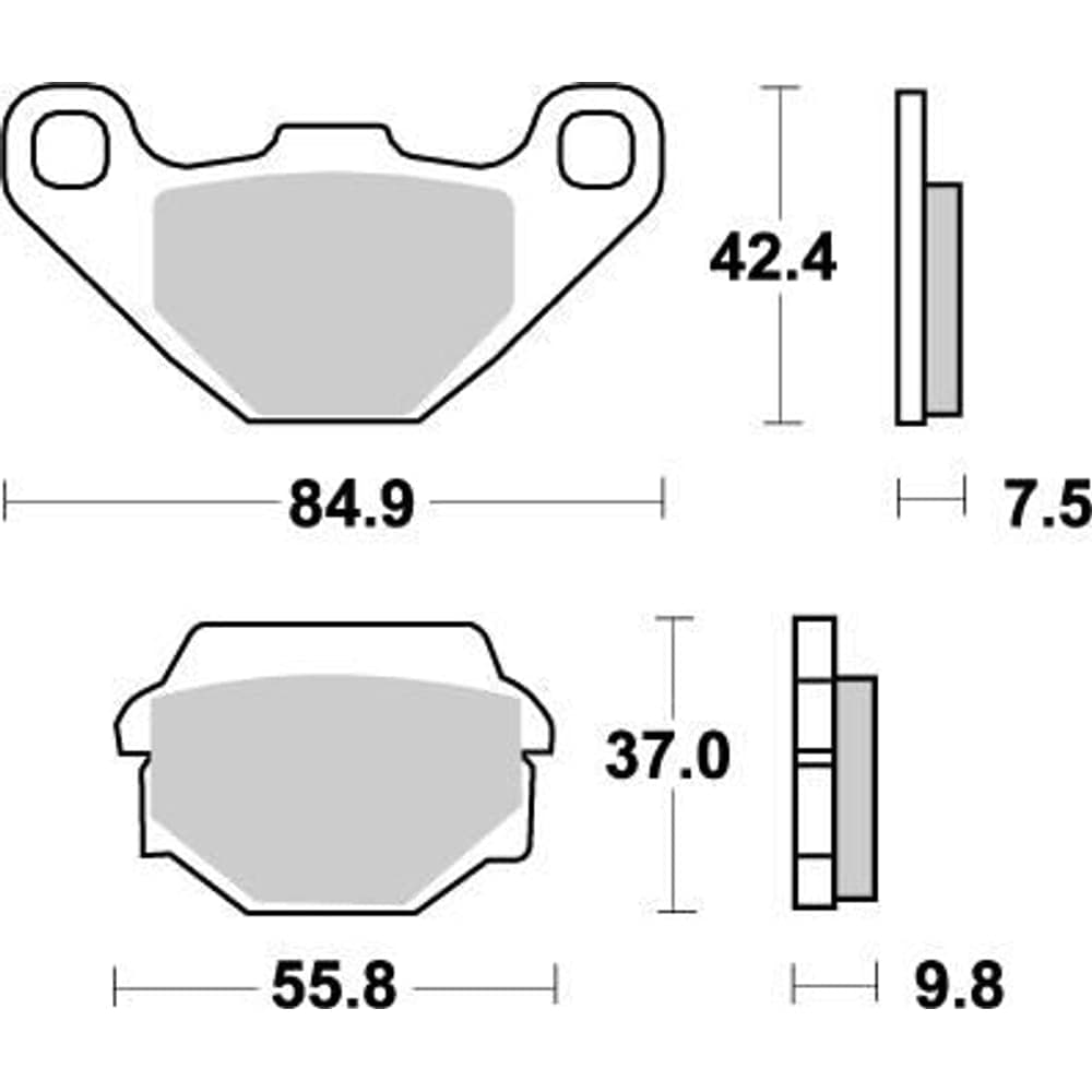 Moto-Master Brake Pad Nitro