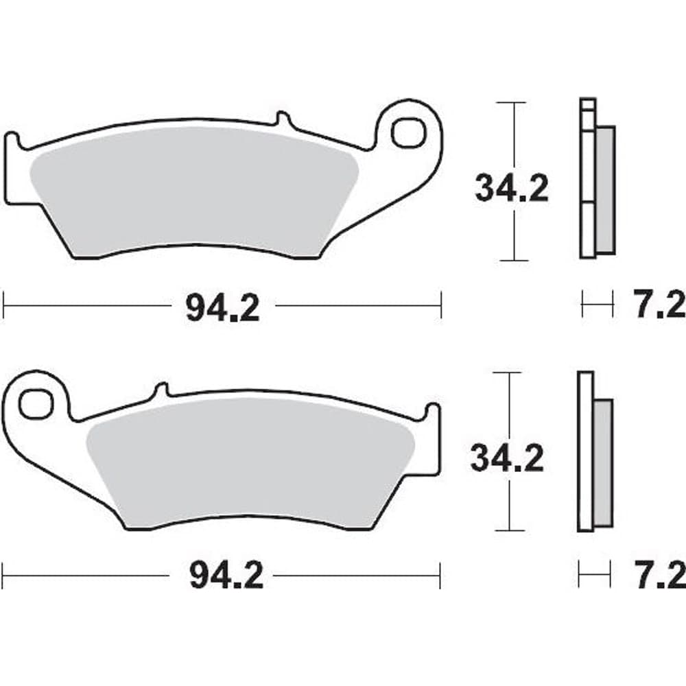 Moto-Master Brake Pad Nitro Sport