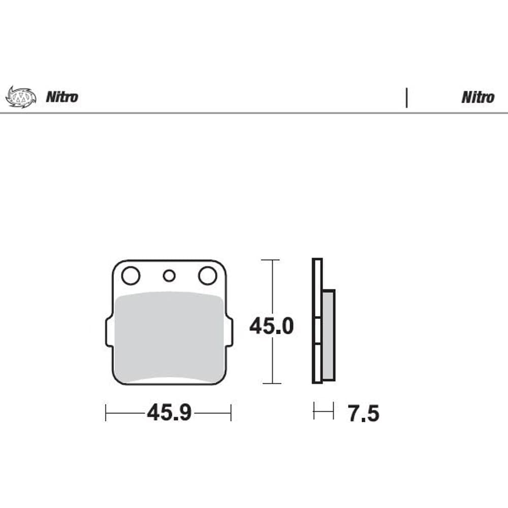 Moto-Master Brake Pad Nitro