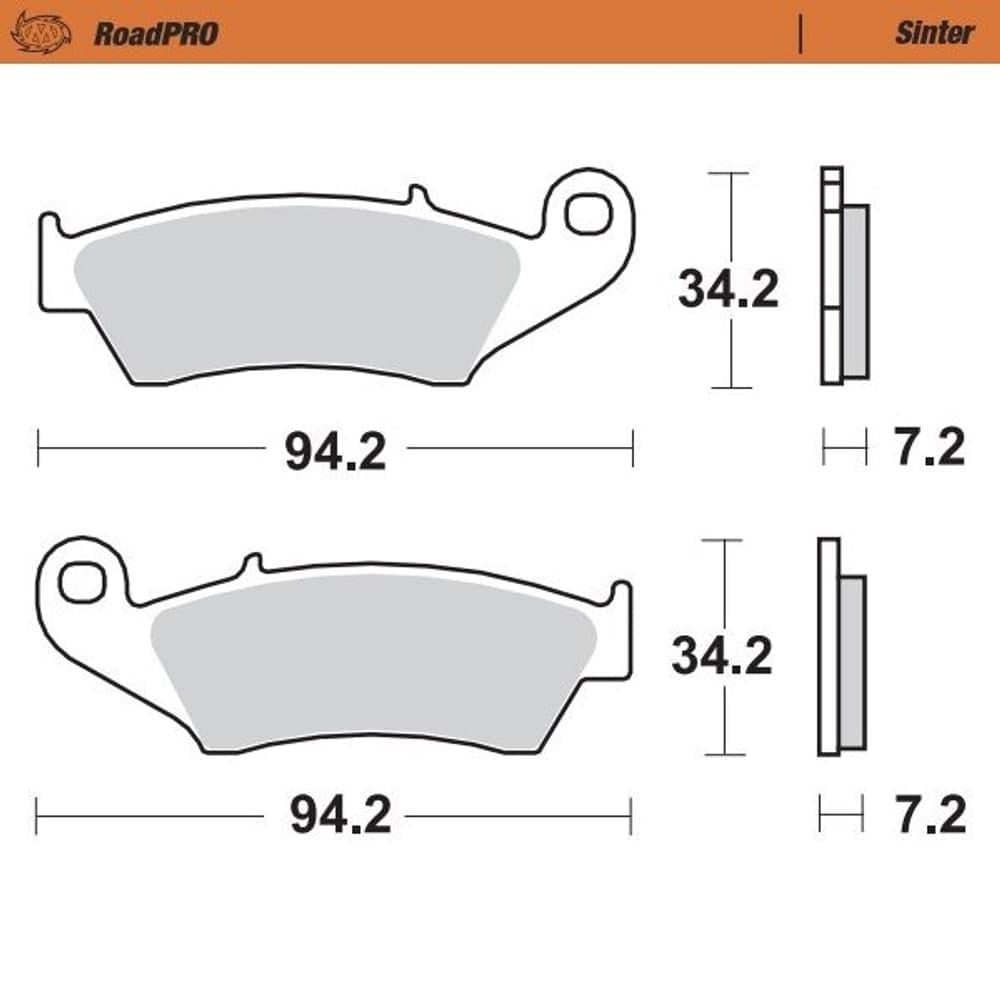 Moto-Master Brake Pad Sinter Front