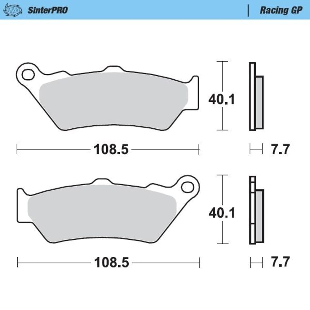 Moto-Master Brake Pad Racing Gp
