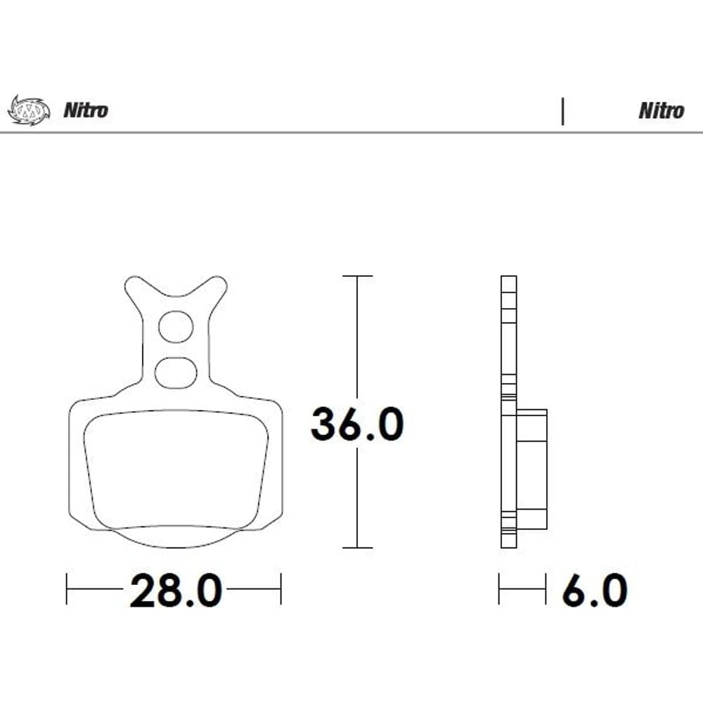 Moto-Master Brake Pads Nitro