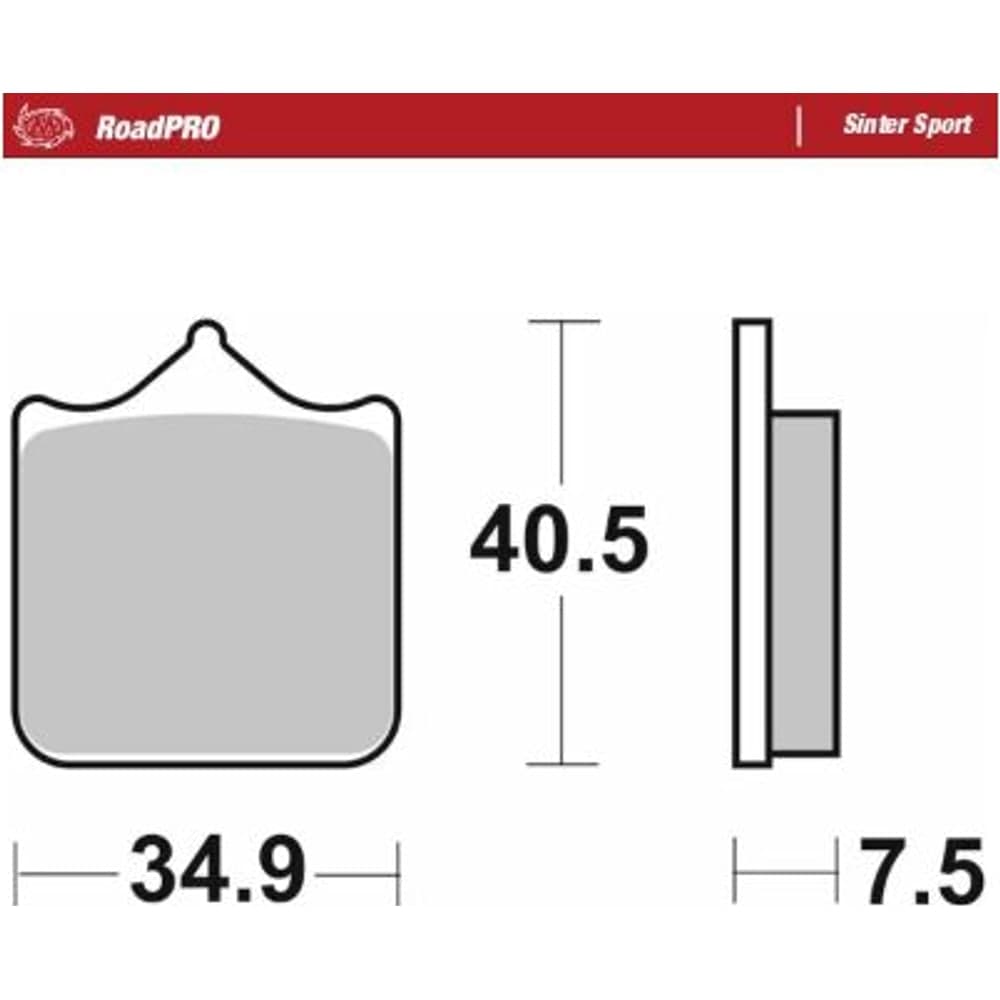 Moto-Master Brake Pad Sinter Sport Rear