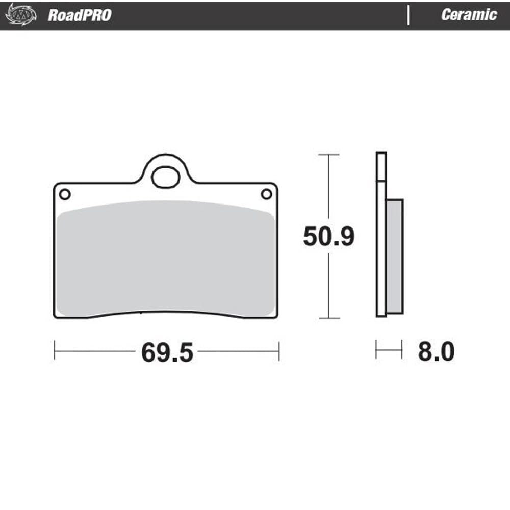 Moto-Master Brake Pad Ceramic
