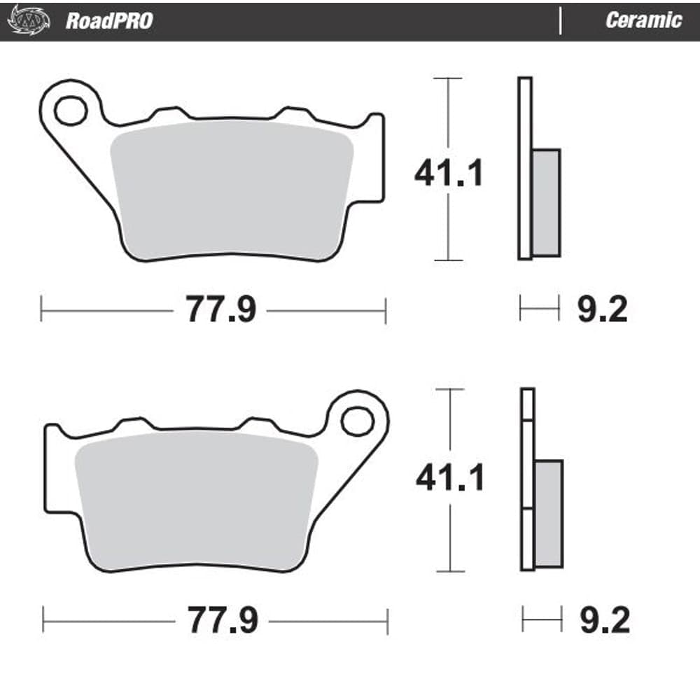 Moto-Master Brake Pad Ceramic