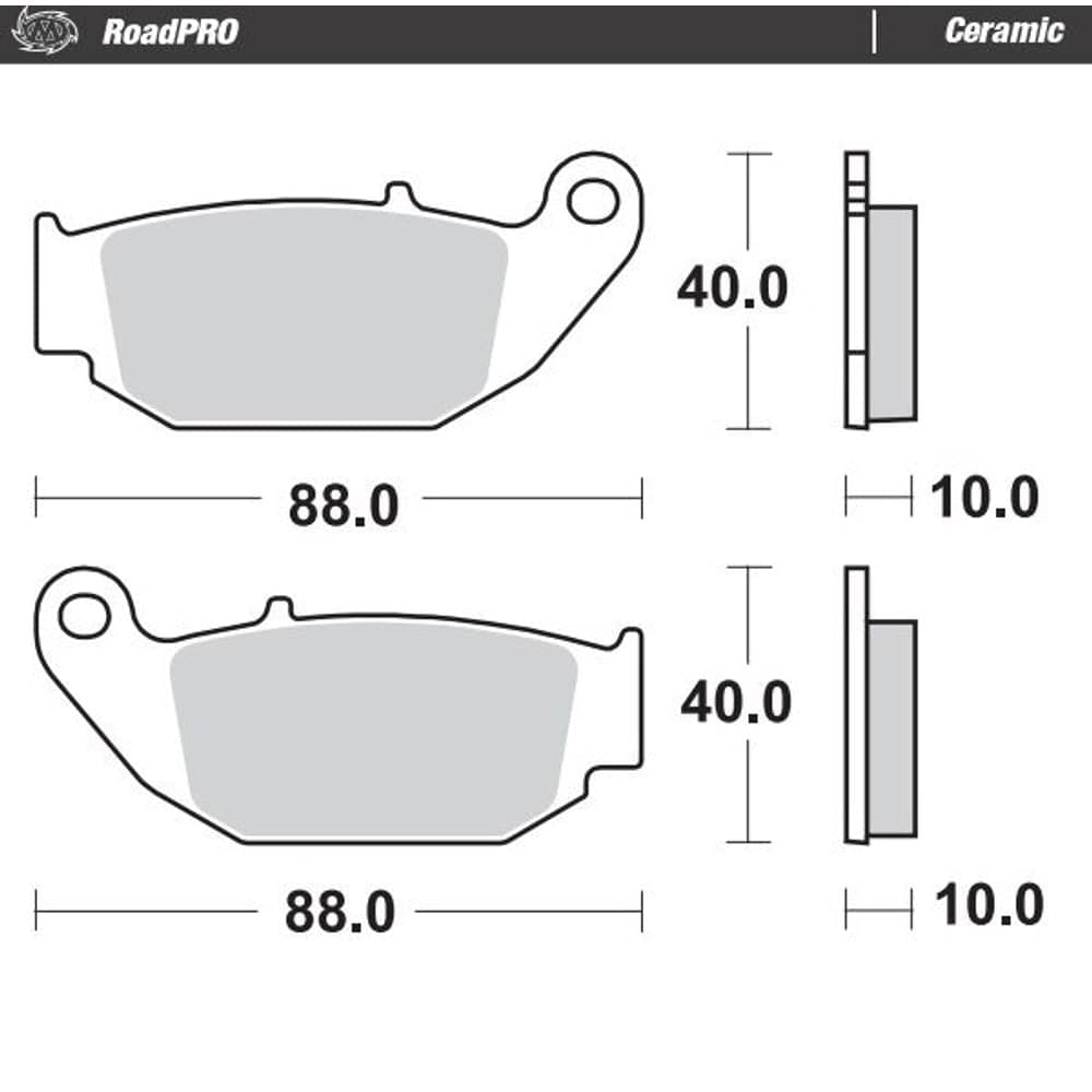 Moto-Master Brake Pad Ceramic