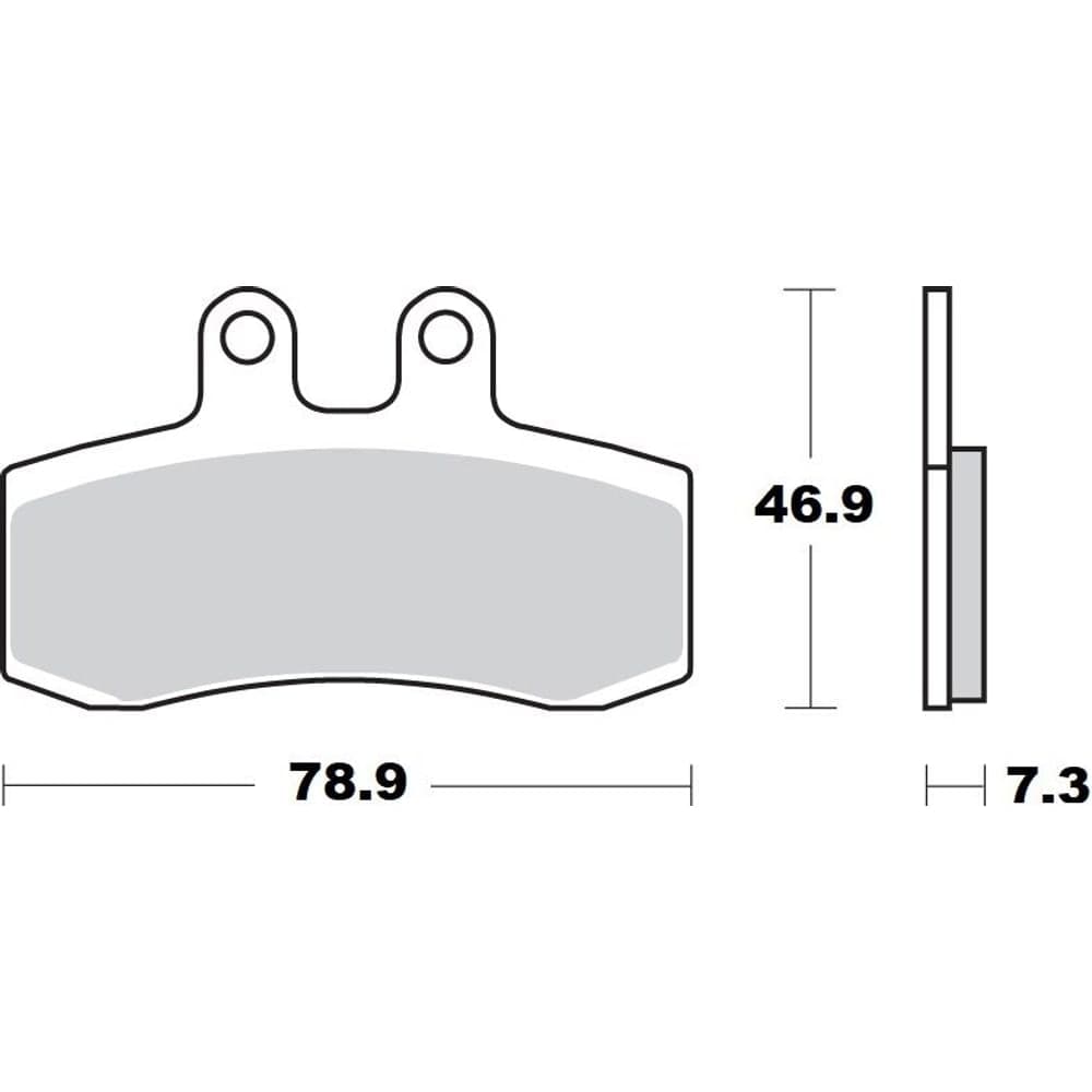 Moto-Master Brake Pad Ceramic
