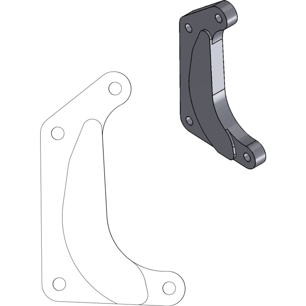 Moto-Master Brake Caliper Adaptor