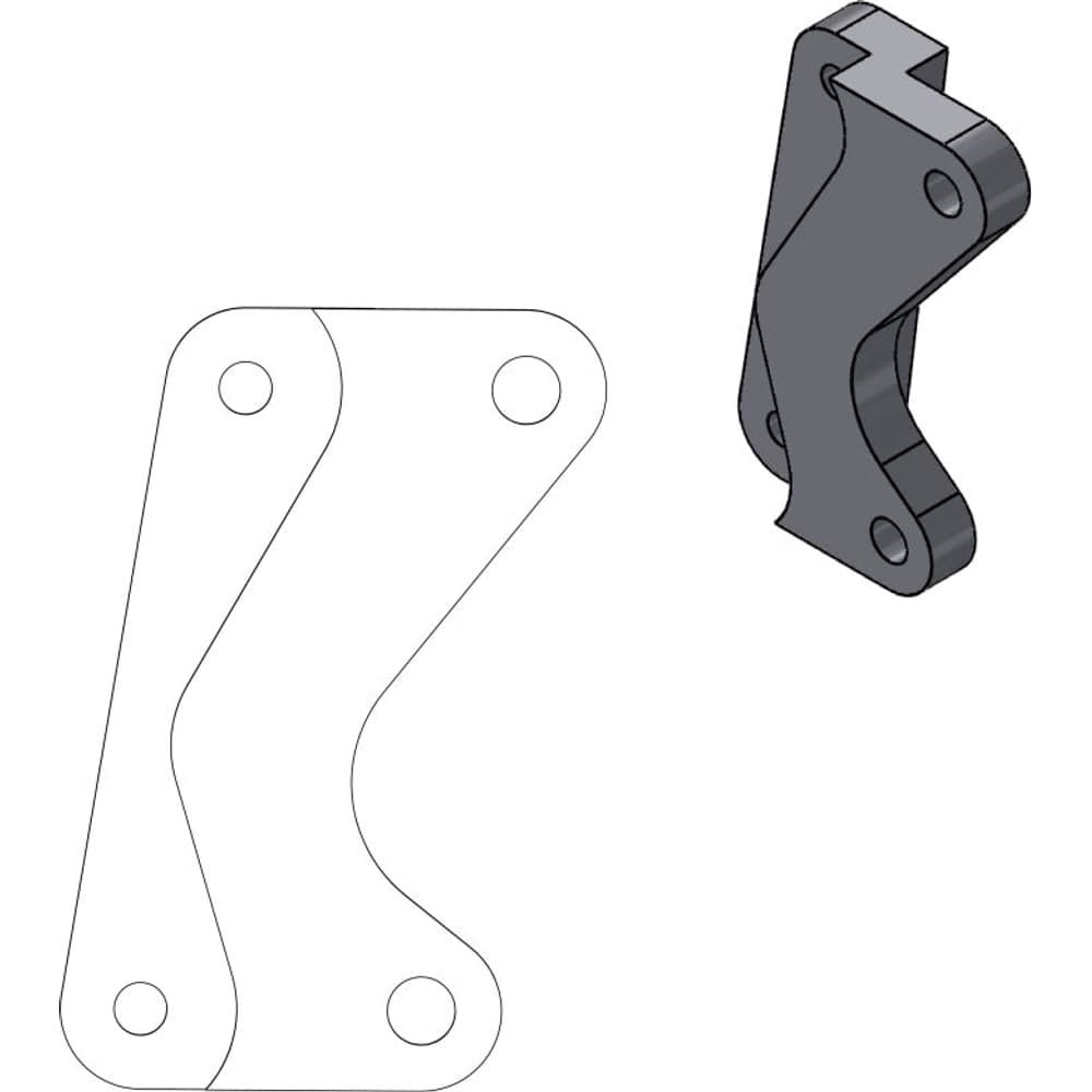 Moto-Master Brake Caliper Adaptor