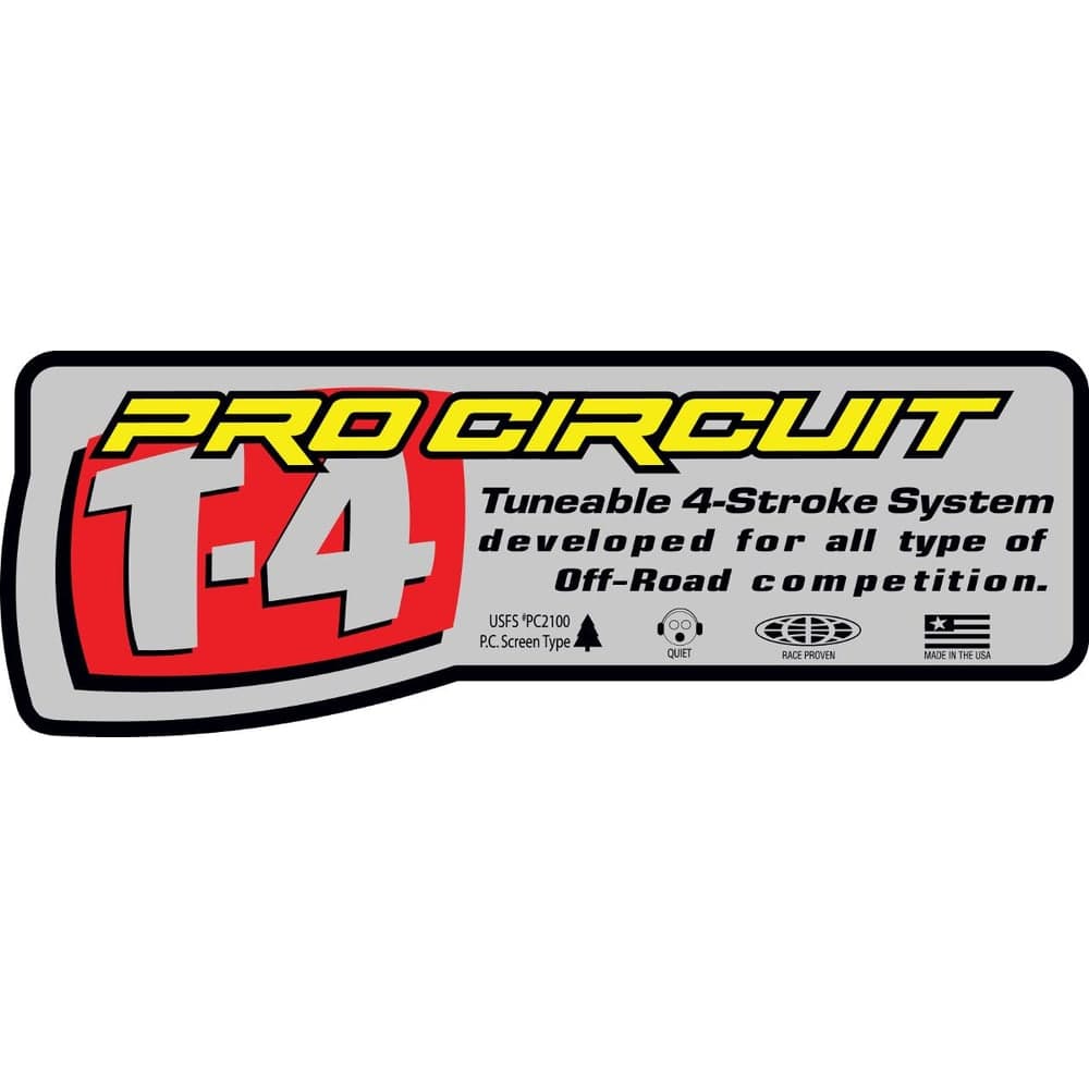 Pro Circuit Demper Sticker T-4