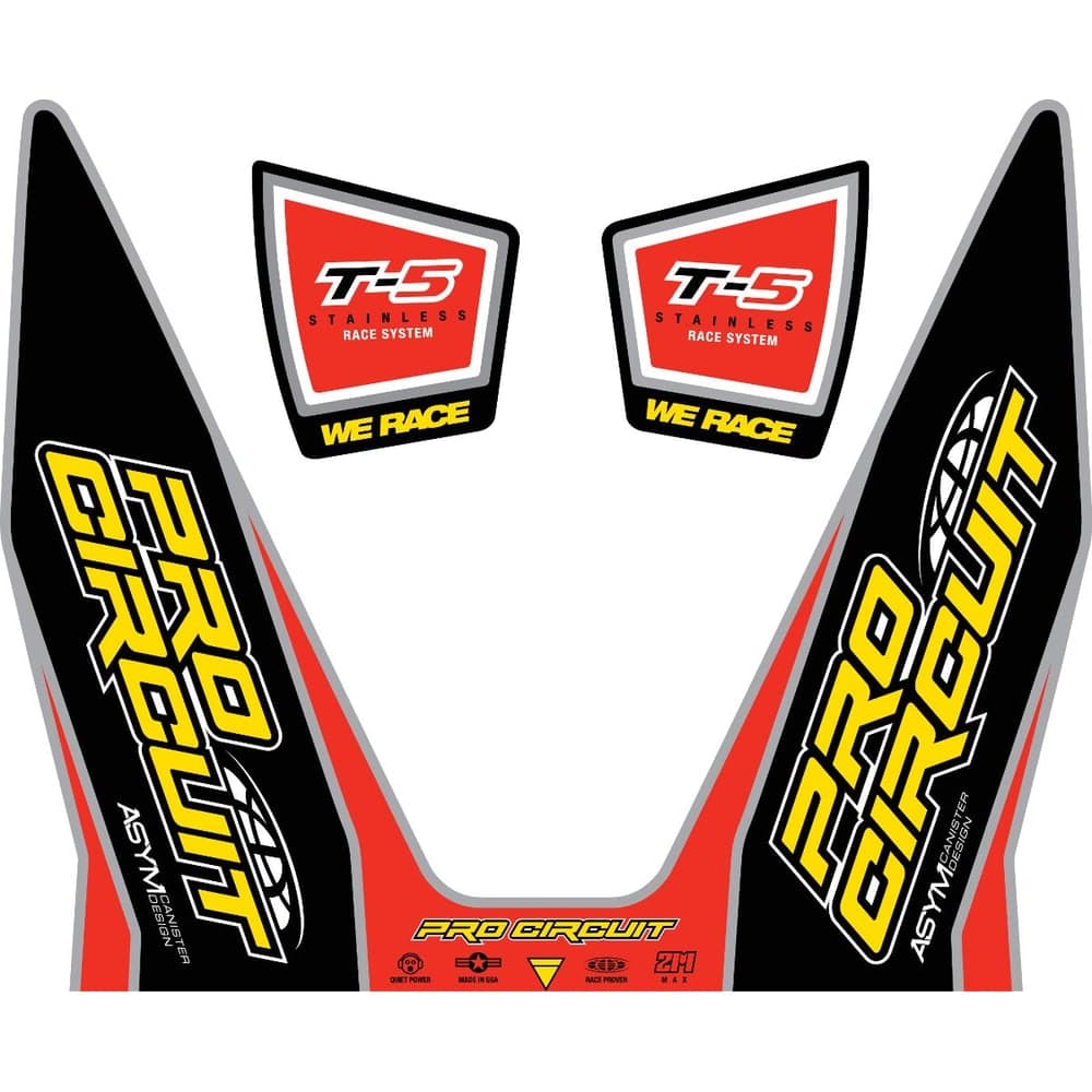 Pro Circuit Uitlaat Sticker Kit T-5