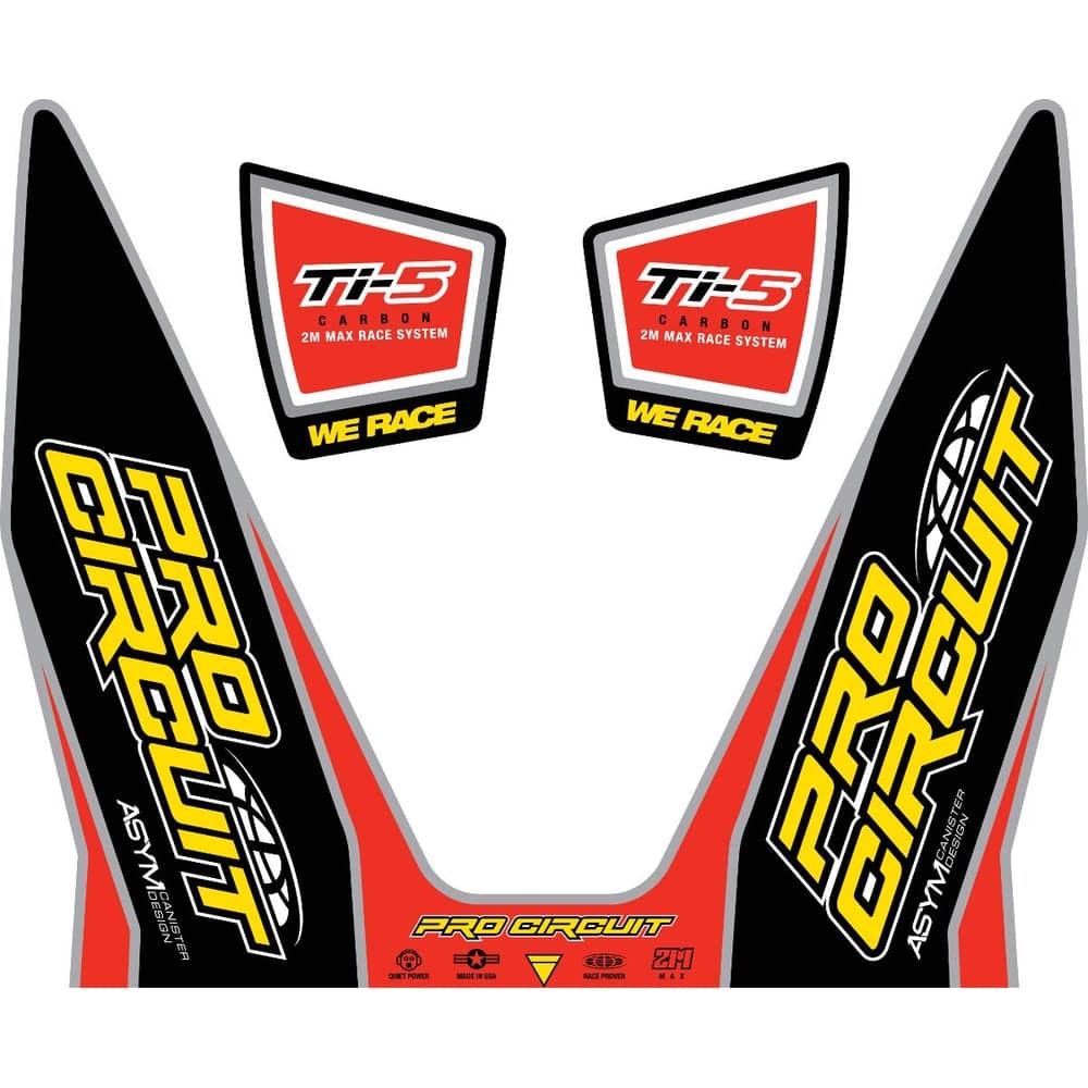 Pro Circuit Uitlaat Sticker Kit Ti-5