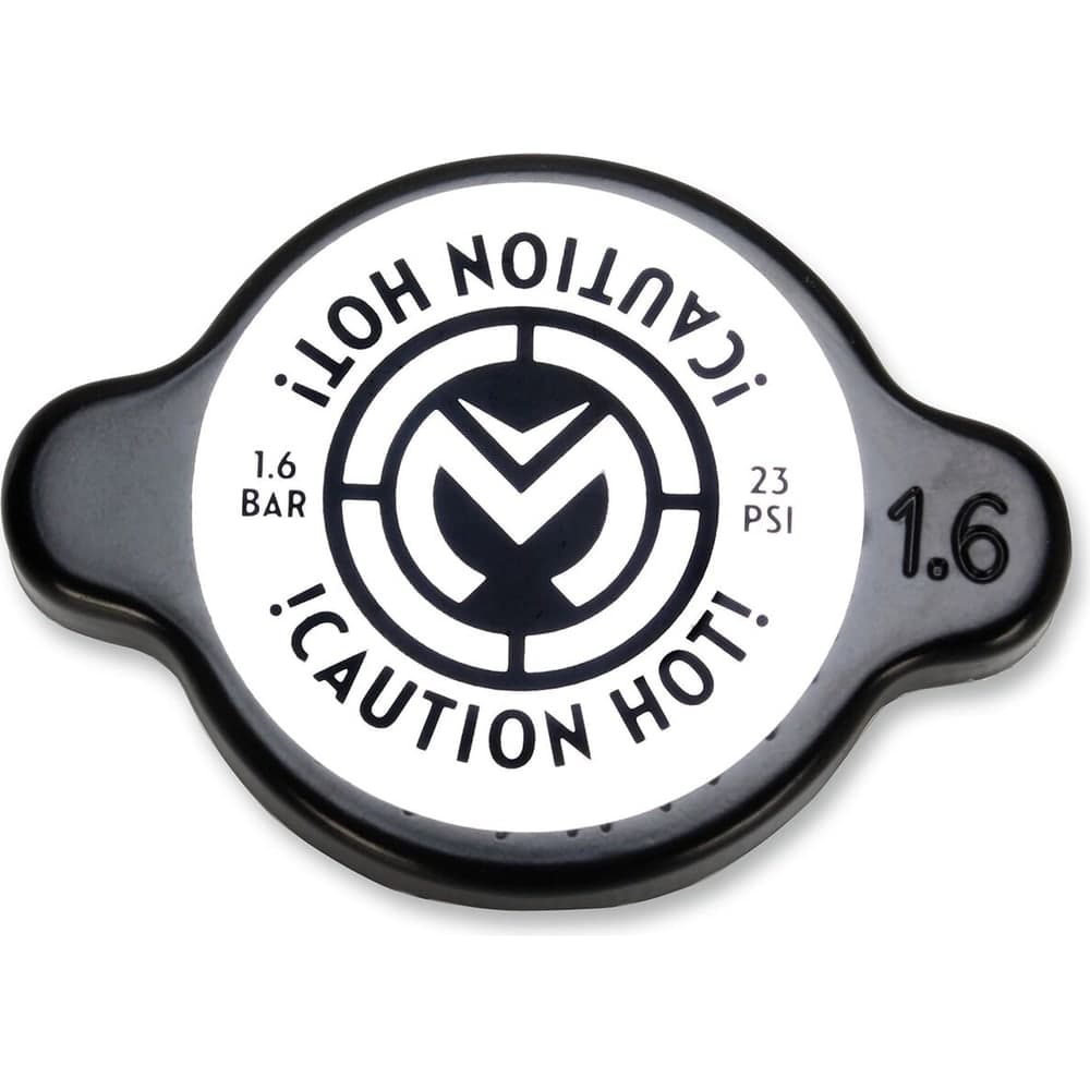 Moose Racing Radiateur Cap Zwart 1.6 Bar