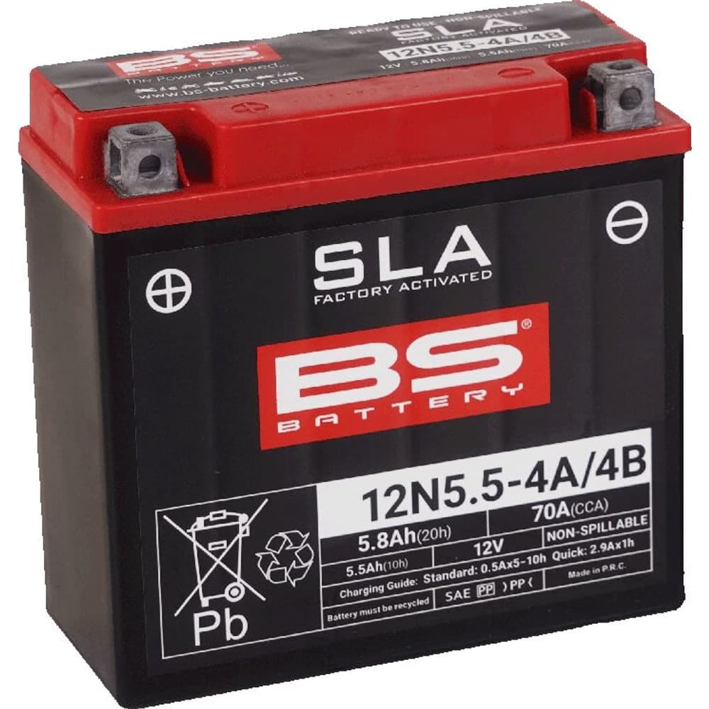 BS Battery Accu Bs 12n5.5-4a/4b Sla