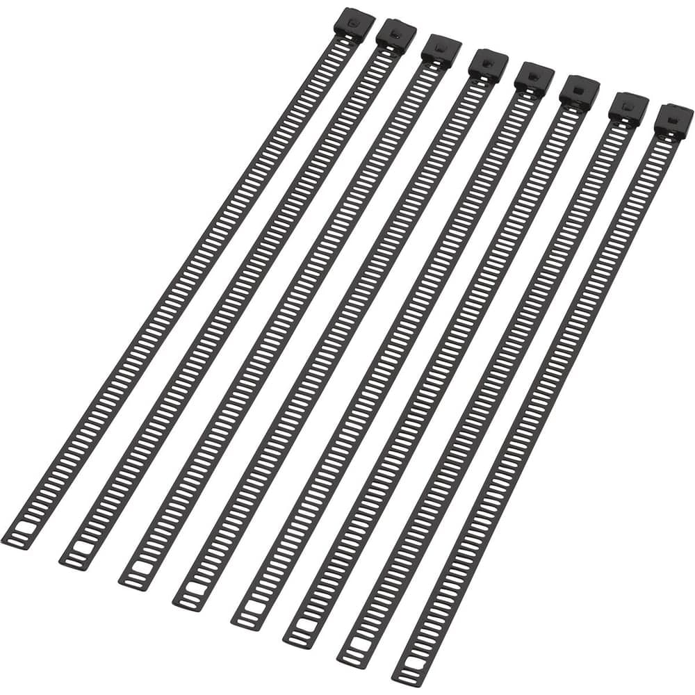 Moose Racing Cable Tie Schwarz 8 8pk