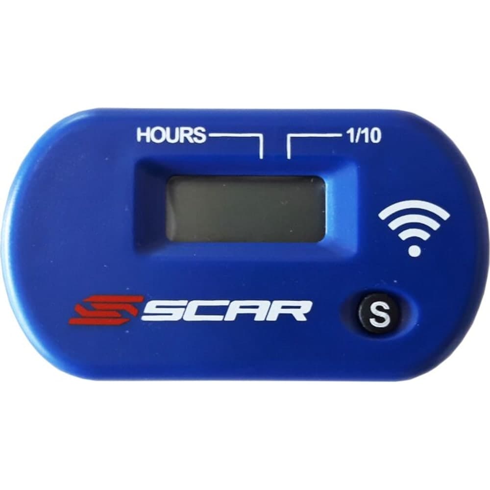 Scar Racing Hour Meter Wireless Blau
