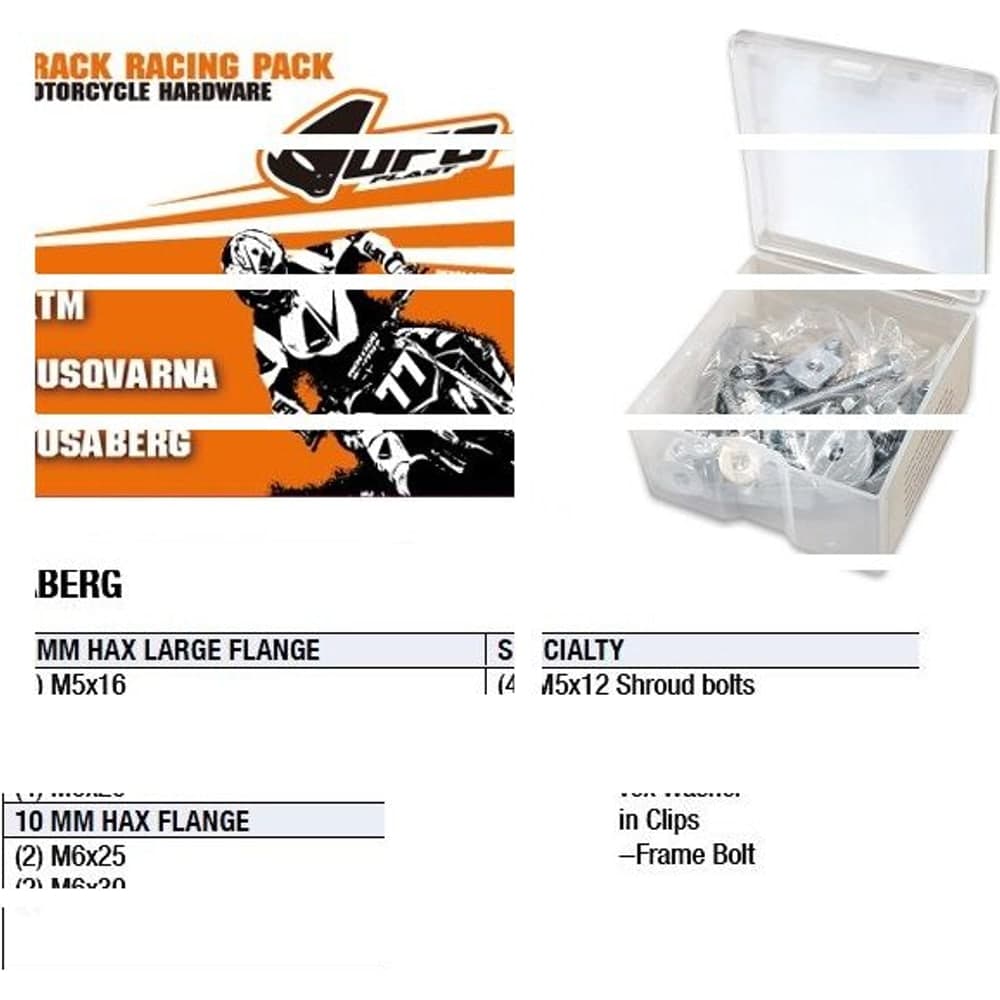UFO Track Racing Pack Ktm/Husqvarna