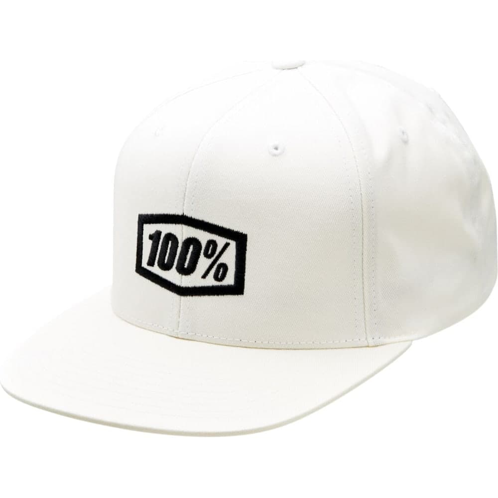 100% Hat Icon Snpbck Wh Os Weiß