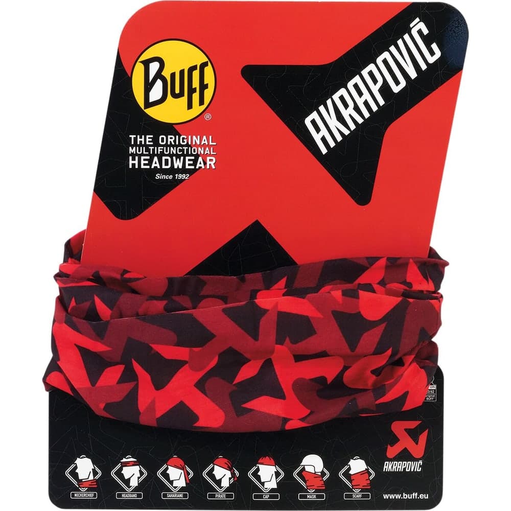 Akrapovic Scarf Akrapovic Zwart Rood