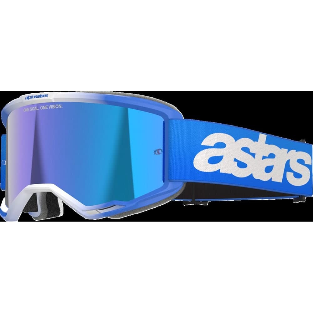 Alpinestars Crossbril Vision 5 Blaze Blauw Mirro