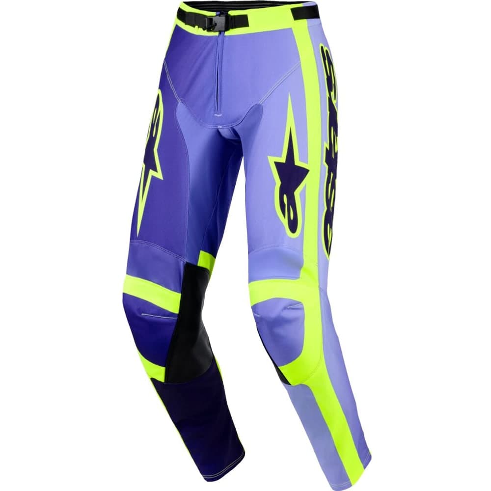 Alpinestars Broek Racer Portl Paars/Geel 36