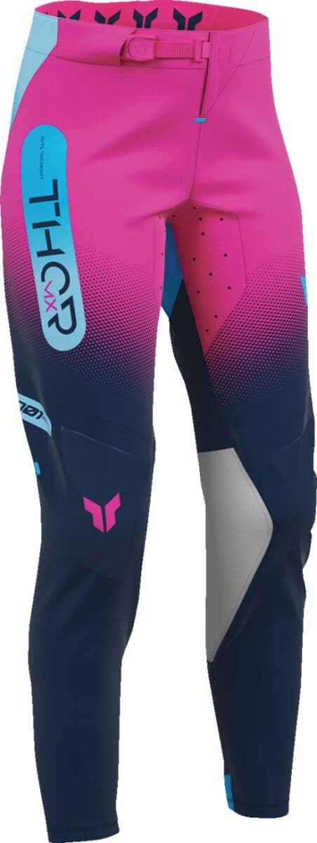 Thor Dames Sportmode Merge Broek Blauw/Roze