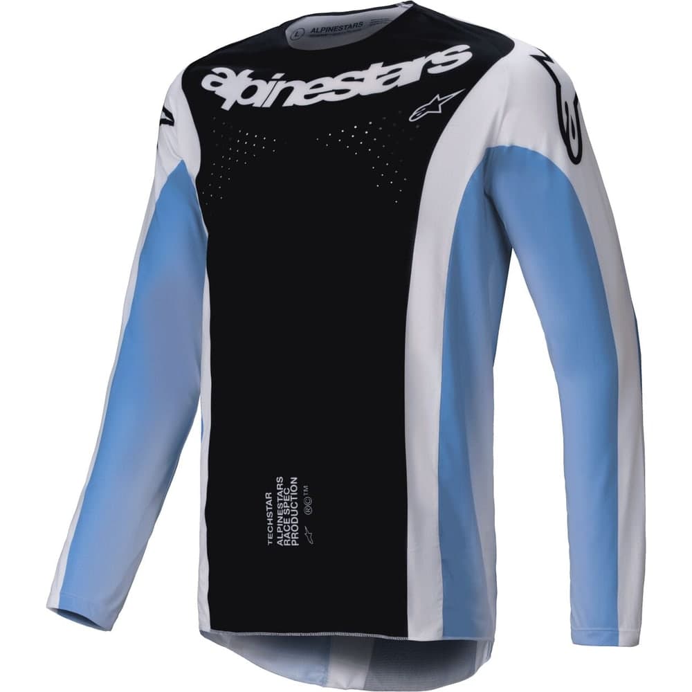 Alpinestars Shirt Techstar Melt Zwart/Blauw