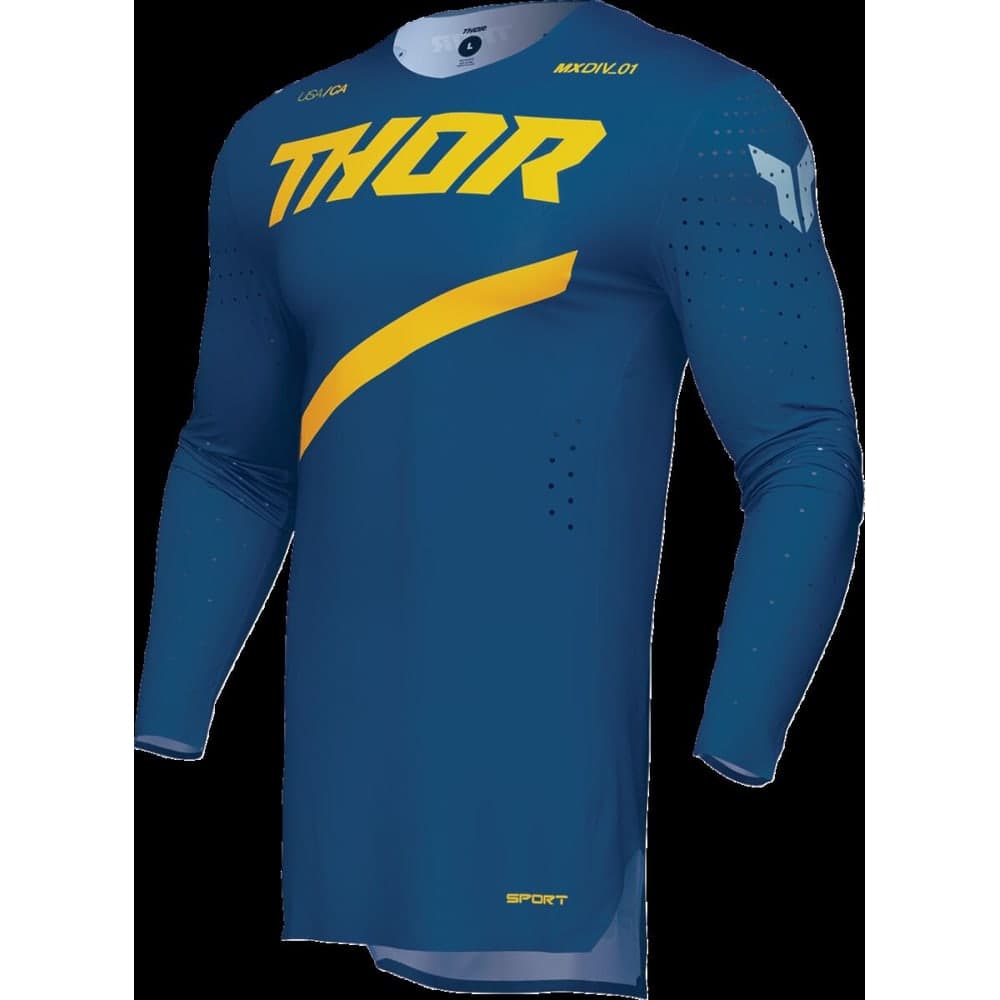 Thor Shirt Sport Brave Blauw Md