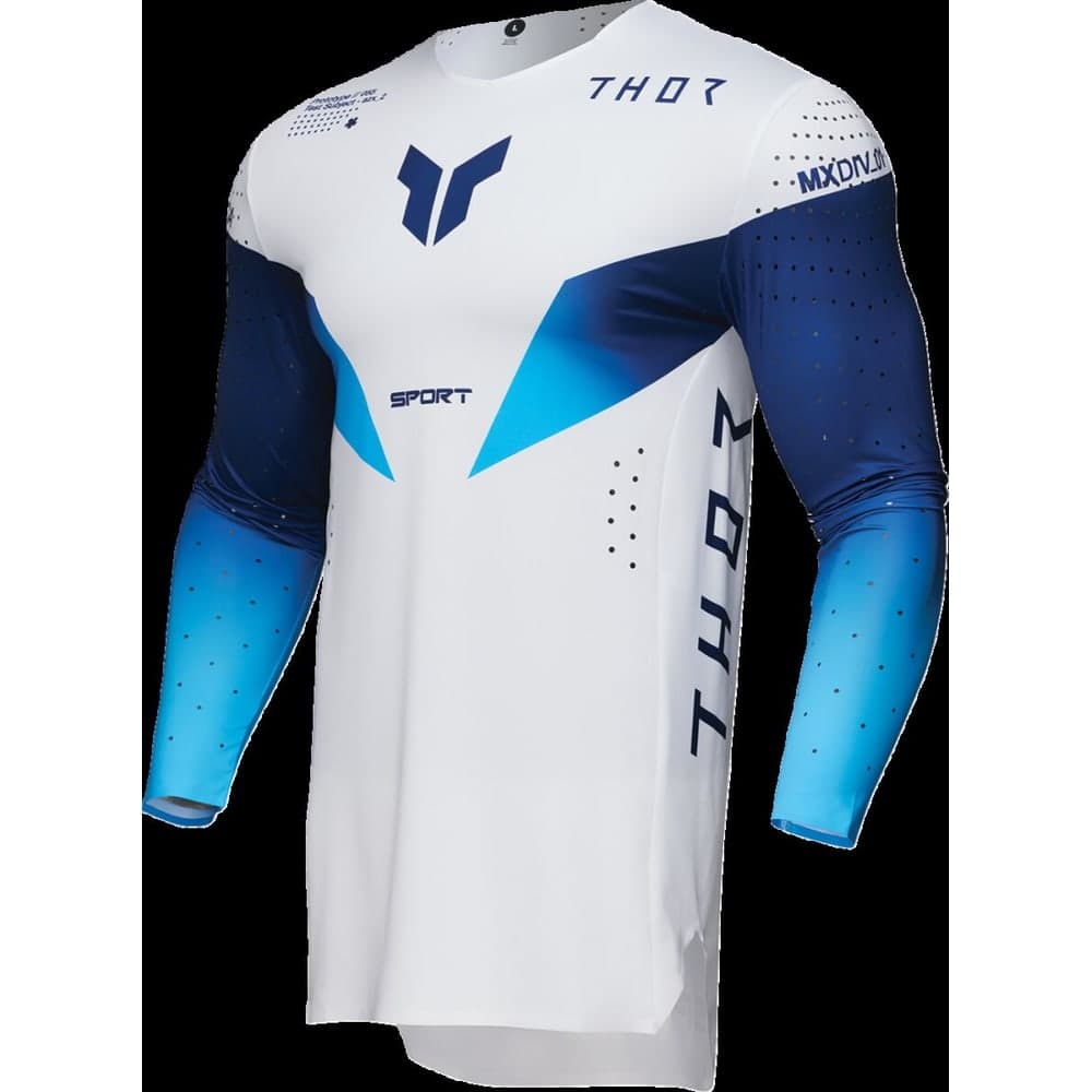 Thor Shirt Sport Strike Marineblauw Lg