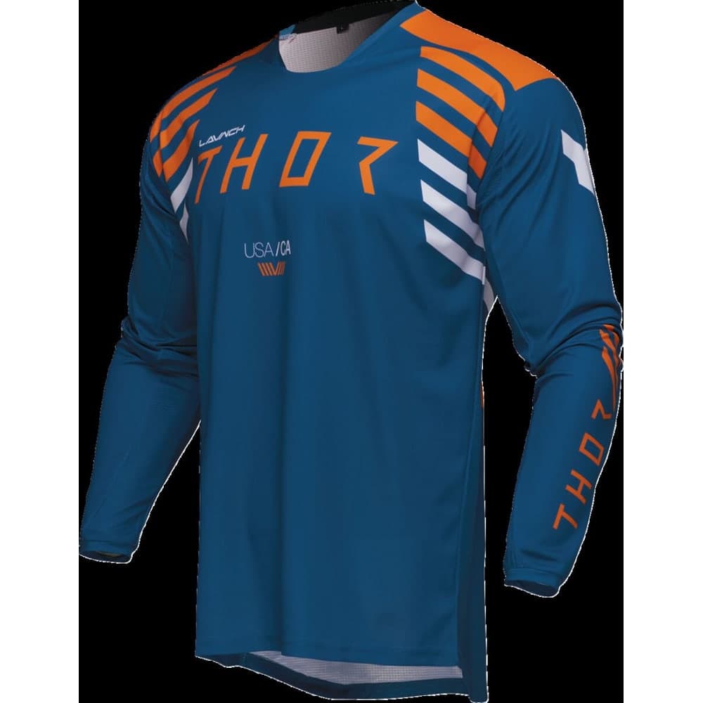 Thor Jersey Launch Zone Blau Md