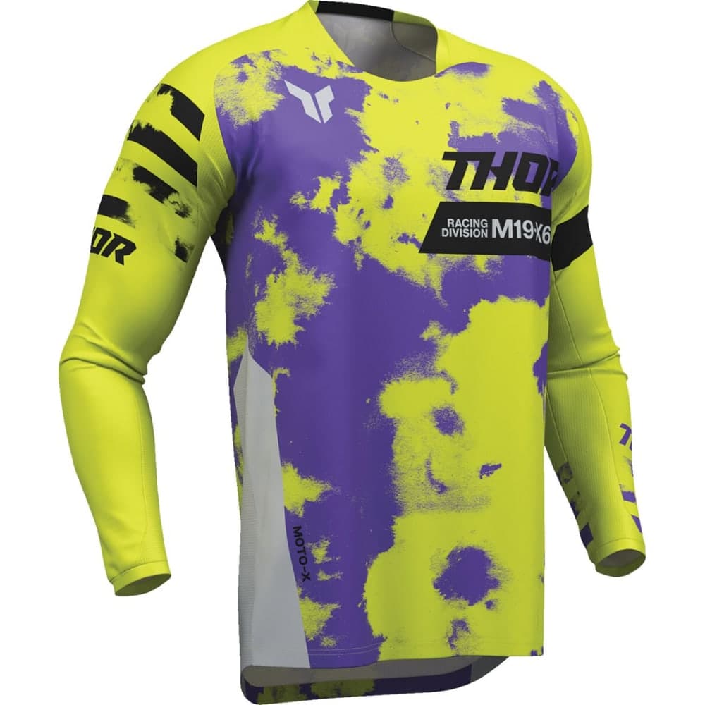 Thor Launchmode Bleach Shirt Grijs/Geel