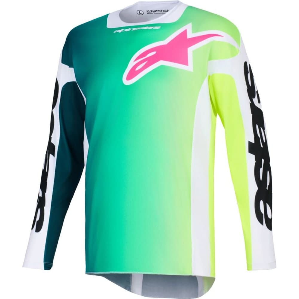 Alpinestars Jersey Racer Portl Grün/Weiß/Schwarz 2x