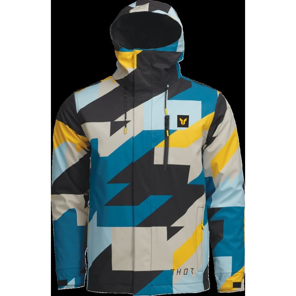 Thor Jacket Tour Brave Blauw/Geel Sm Brave Blauw