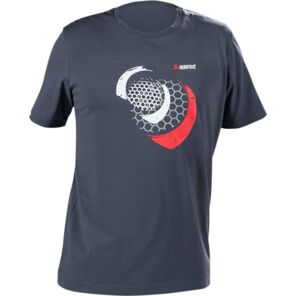 Akrapovic Tee Men Mesh Bl/Gr Xxl Grijs