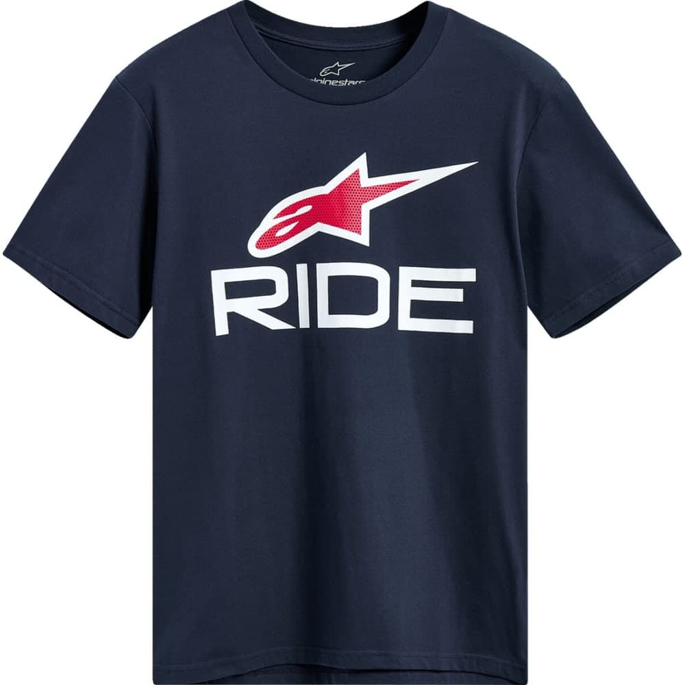 Alpinestars Tee Ss Csf Ride 4.0 Navy/White