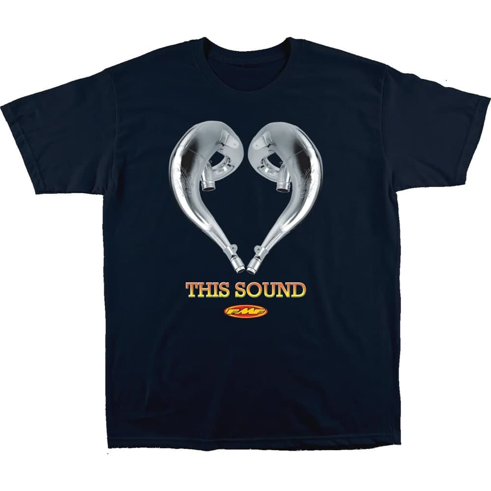 FMF Tee Love This Sound Marineblauw Xxl Blauw