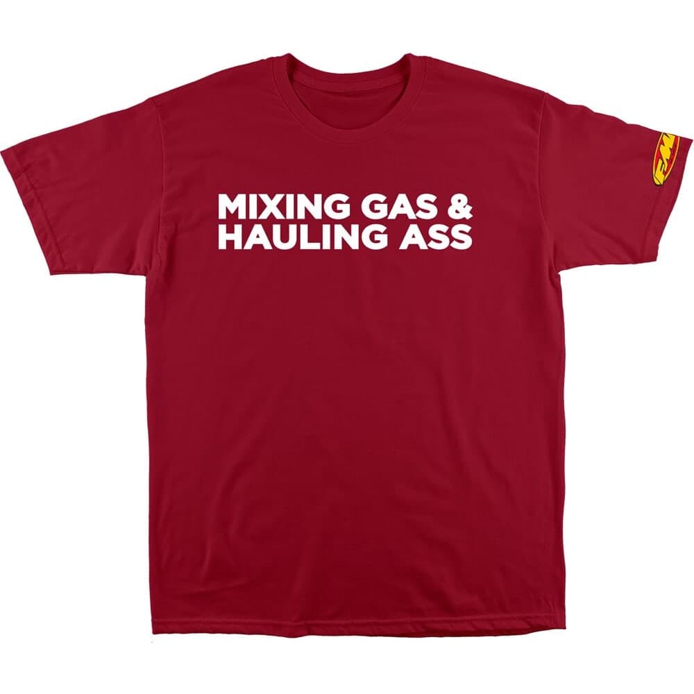 FMF Tee Gass Rood S Rood
