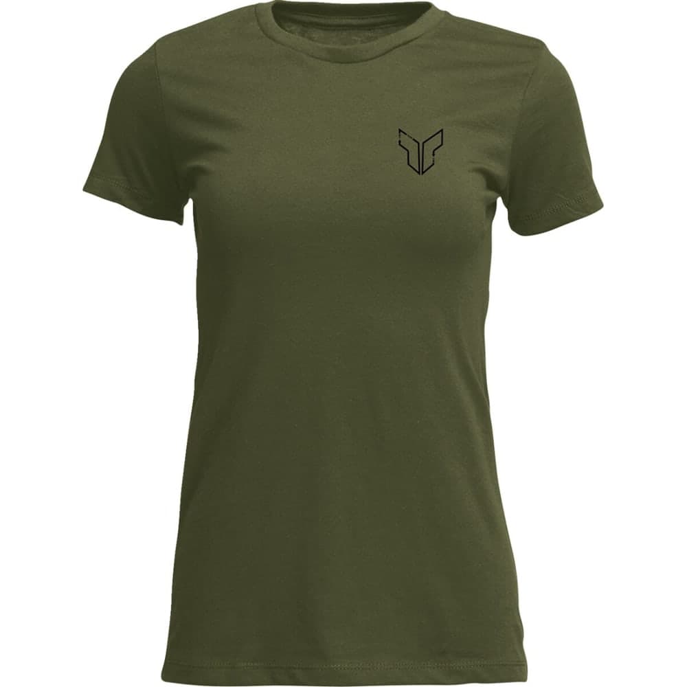 Thor Tee Womens Patched Up Mil Green