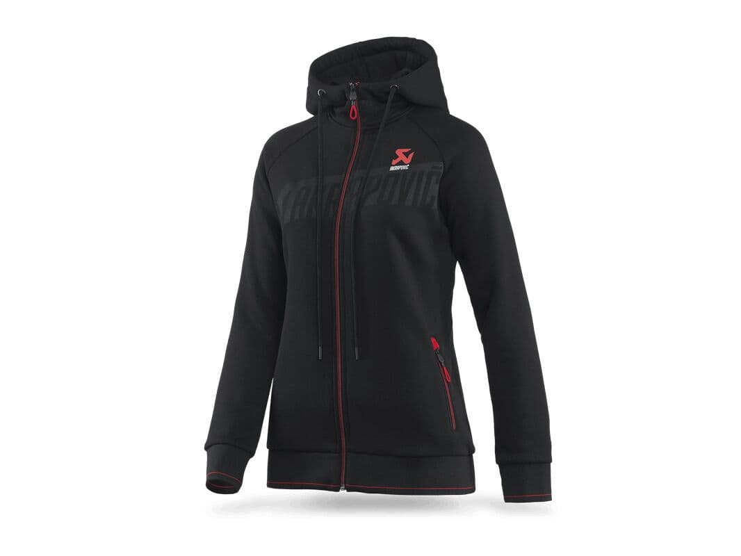 Akrapovic Dames Corpo Akrapovic Hoodie met rits Zwart