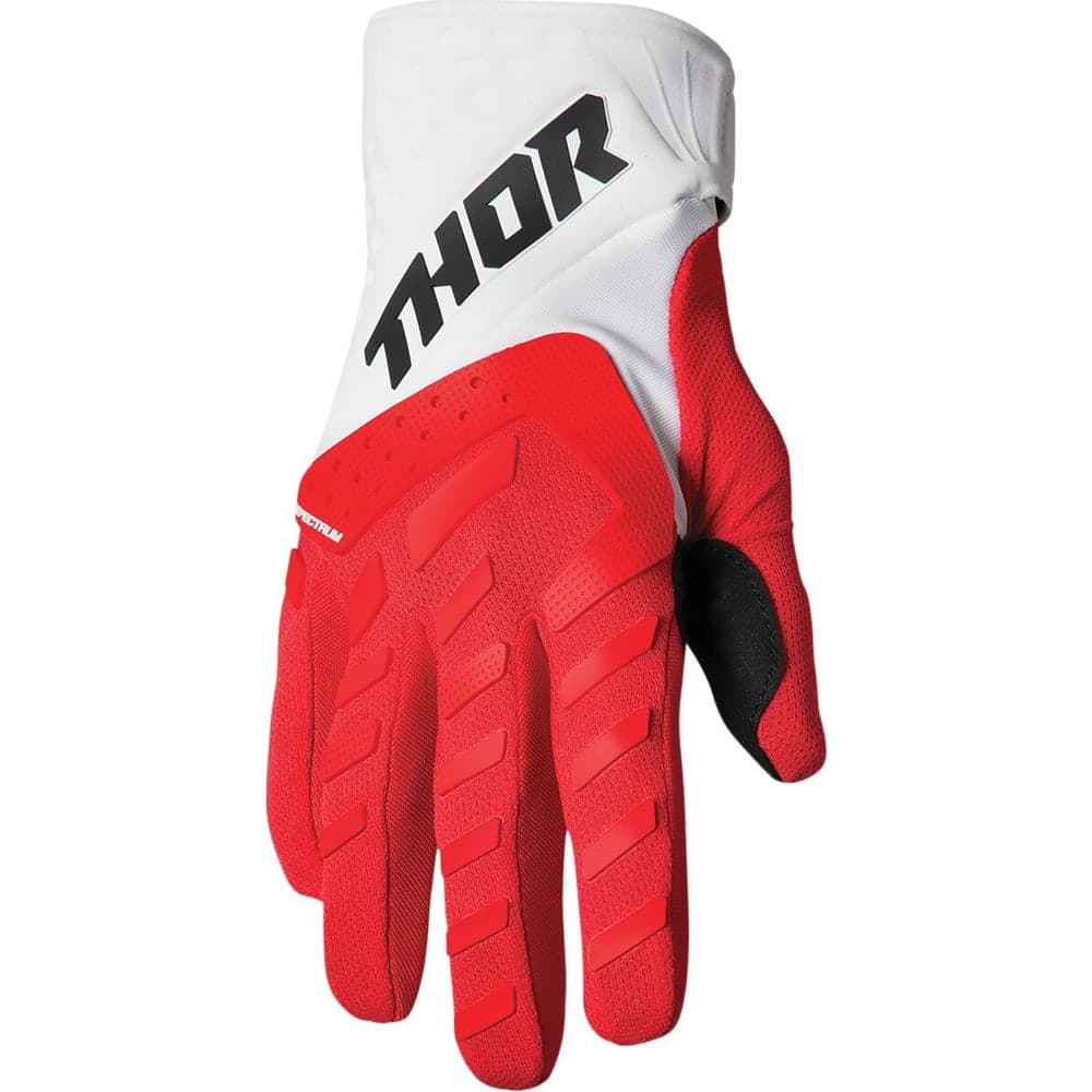 Thor Handschoen Spectrum Rood/Wit Xs
